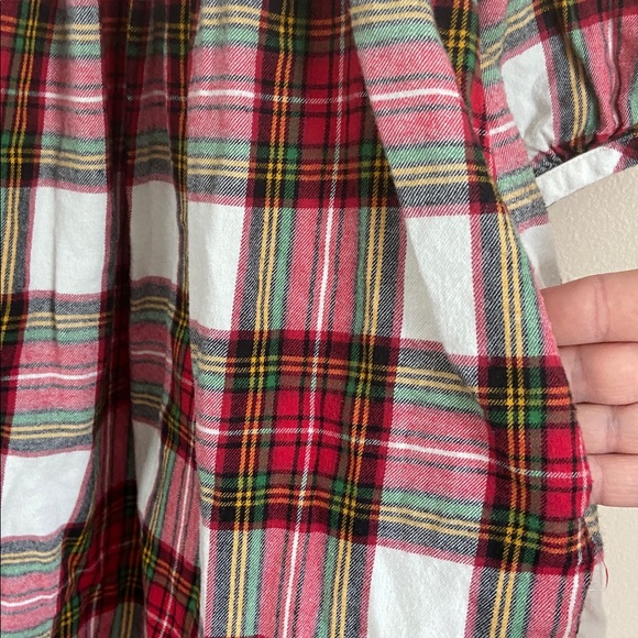 Hanna Andersson- Print Flannel Dress in Family Holiday Plaid - Picture 5 of 7